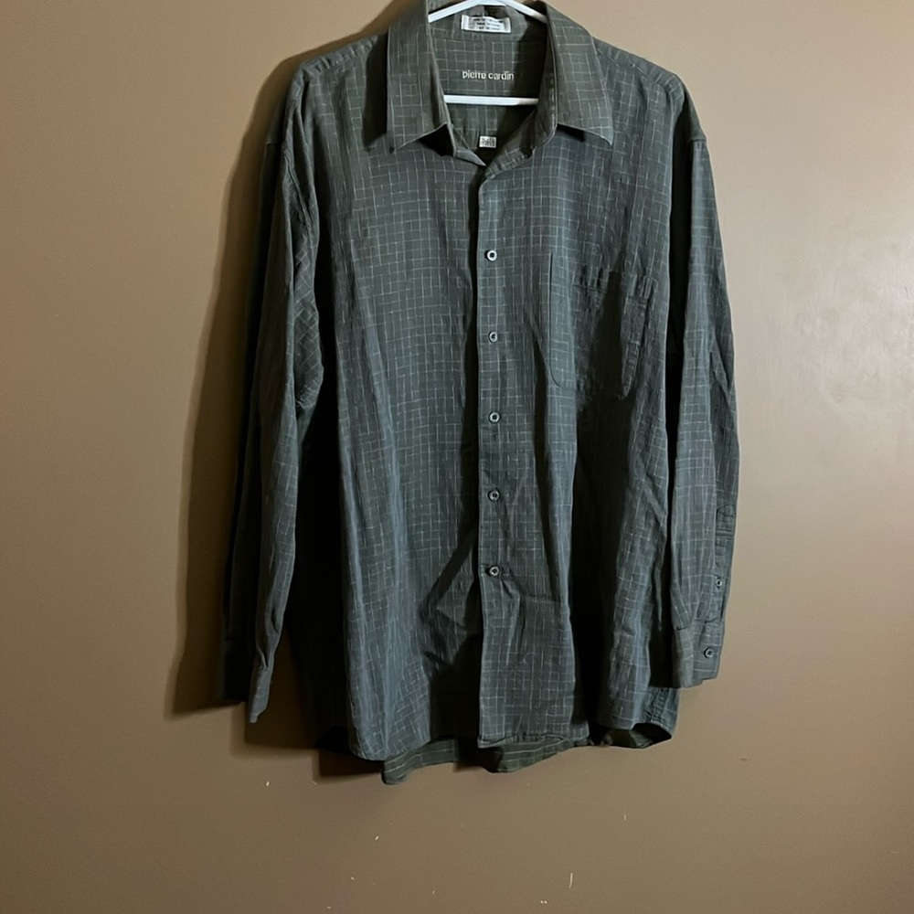 😄90’s designer long sleeve dress shirt buttons l2